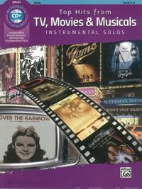 Top Hits from TV, Movies & Musicals Instrumental Solos for Strings: Viola, Book & CD
