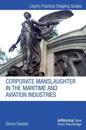 Corporate Manslaughter in the Maritime and Aviation Industries