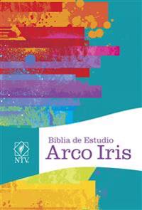 Ntv Biblia de Estudio Arco Iris, Multicolor Tapa Dura Con Indice
