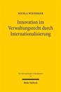 Innovation im Verwaltungsrecht durch Internationalisierung