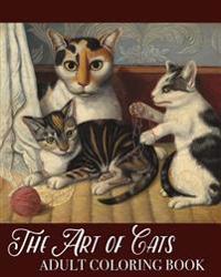 The Art of Cats Adult Coloring Book