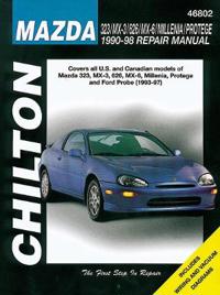 Mazda 323/MX-3/626/Millenia/Protege 1990-98 Repair Manual: Covers All U.S. and Canadian Models of Mazda 323, MX-3, 626, MX-6, Millenia, Protege and Fo