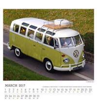 VW Camper van Official 2017 Desk Easel Calendar