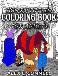 Harry Potter Coloring Book for Adults: Adult Coloring Books - Stress Relief Coloring