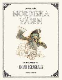 Skisser från Nordiska väsen - en målarbok