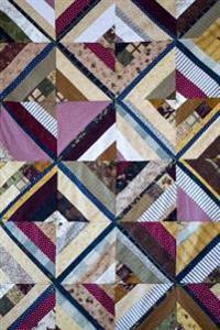 Diamond Patchwork Quilt Journal: 150 Page Lined Notebook/Diary