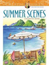 Summer Scenes Coloring Book