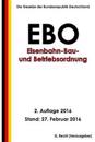 Eisenbahn-Bau- Und Betriebsordnung (Ebo), 2. Auflage 2016