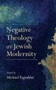 Negative Theology as Jewish Modernity