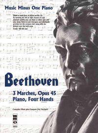 Beethoven Three Marches for Piano Duet