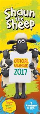 Shaun the Sheep Official 2017 Slim Calendar