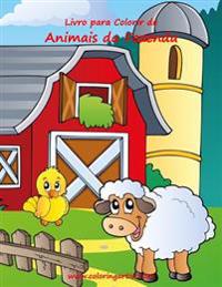 Livro Para Colorir de Animais Da Fazenda 1