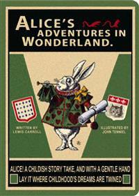 Alice in Wonderland Stitch Medium Lined Notebook