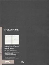 Moleskine Black Extra Large 2017 Action Diary / Planner