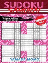 Sudoku Samurai Medium: Original Sudoku for Brain Power Vol. 7: Include 500 Puzzles Sudoku Samurai Medium Level