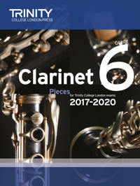 Clarinet exam pieces grade 6 2017 2020 (score & part)