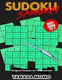 Sudoku Samurai Very Hard: Original Sudoku for Brain Power Vol. 9: Include 500 Puzzles Sudoku Samurai Very Hard Level