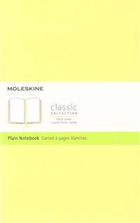Moleskine Classic Notebook, Large, Plain, Citron Yellow