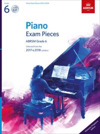 Piano Exam Pieces 2017 & 2018, Grade 6
