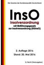 Insolvenzordnung (Inso) Mit Eginso, 2. Auflage 2016