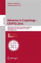 Advances in Cryptology – CRYPTO 2016