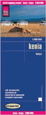 Reise Know-How Landkarte Kenia  1:950.000