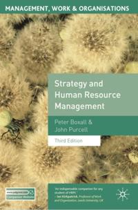 Strategy and Human Resource Management