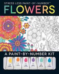 Stress Less Paint-by-number Flowers