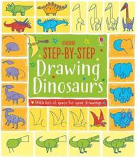Step-by-step drawing book dinosaurs