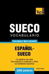 Vocabulario Espanol-Sueco: 3000 Palabras Mas Usadas