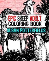 Epic Sheep Adult Coloring Book