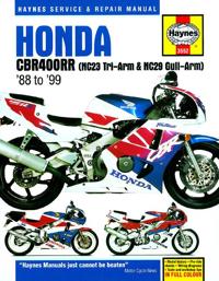 Honda CBR400RR Fours Motorcycle Repair Manual