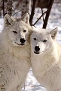 Arctic Wolves in Love Journal: 150 Page Lined Notebook/Diary
