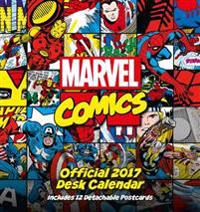 Marvel Comics Official 2017 Desk Easel Calendar
