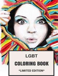 Lgbt Coloring Book: Gay Inspired Love and Peace Adult Coloring Book