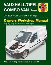 Vauxhall/Opel Combo Diesel Van Owners Workshop Manual 2001-2012