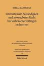Internationale Zustandigkeit Und Anwendbares Recht Bei Verbrauchervertragen Im Internet