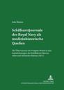 Schiffsarztjournale Der Royal Navy ALS Medizinhistorische Quellen