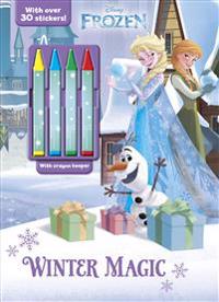 Disney Frozen Winter Magic [With One Page of Stickers and Four Crayons]