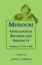 Missouri Genealogical Records and Abstracts