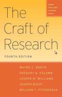 Craft of Research, Fourth Edition