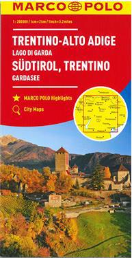 MARCO POLO Karte Italien 03. Südtirol, Trentino, Gardasee 1:200 000
