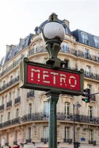 Paris Metro Entrance Sign Journal: 150 Page Lined Notebook/Diary