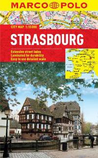 Strasbourg Marco Polo Laminated City Map