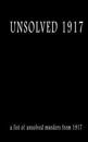 Unsolved 1917