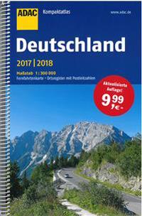 ADAC Kompaktatlas Deutschland 2017/2018 1:300 000
