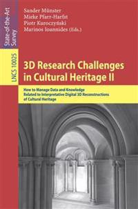 3d Research Challenges in Cultural Heritage