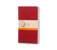 Cahier Large Ruled Red Cover