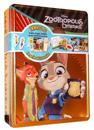 Zootropolis dyreriket. Disney tinnboks. 3 bøker, 4 tusjer, 1 plakat og 50 klistremerker