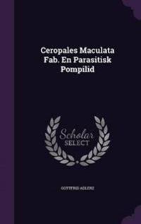 Ceropales Maculata Fab. En Parasitisk Pompilid